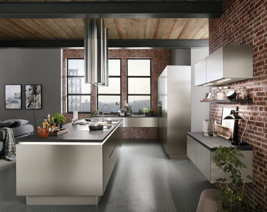 Nobilia Metallic Handleless Kitchen 1 | Kutchenhaus, High Wycombe